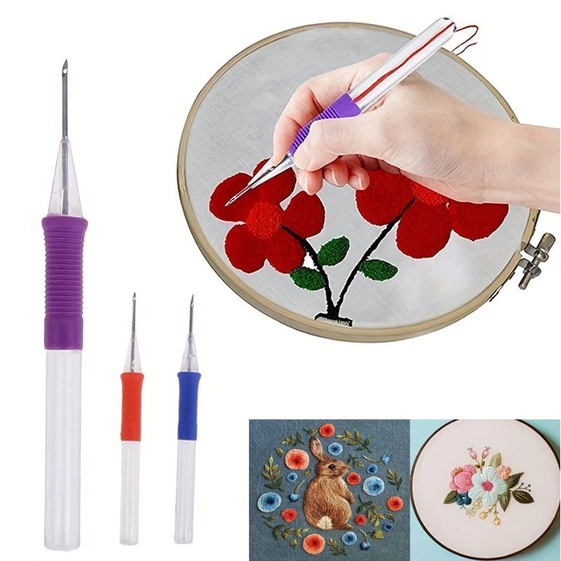 Punch Needle Handle - Cross Stitch Pen DIY Embroidery Pen