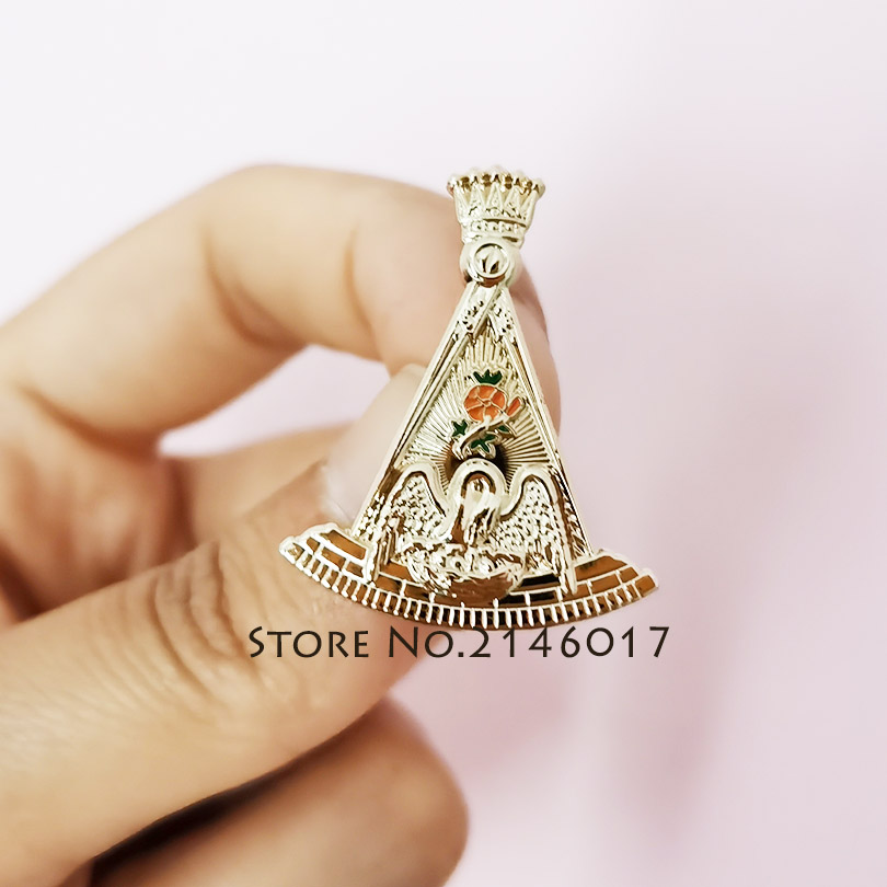 Embroidery Icon - 2 Chiếc Hội Tam Điểm Lapel
