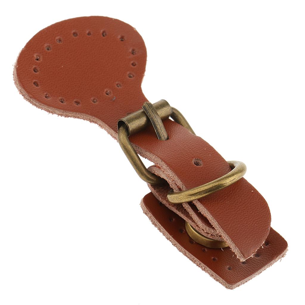 Embroidery On Leather - 2xSew on Leather Snap Buckles DIY