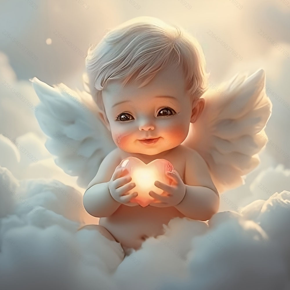 Embroidery Lovers - Love Little Angel Diamond Painting Set