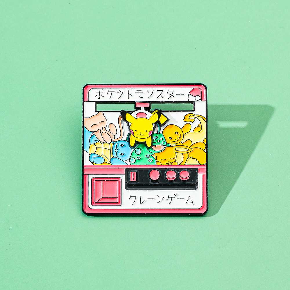 Embroidery Illustration - Cute Cartoon Creative Personality Pokémon Brooch