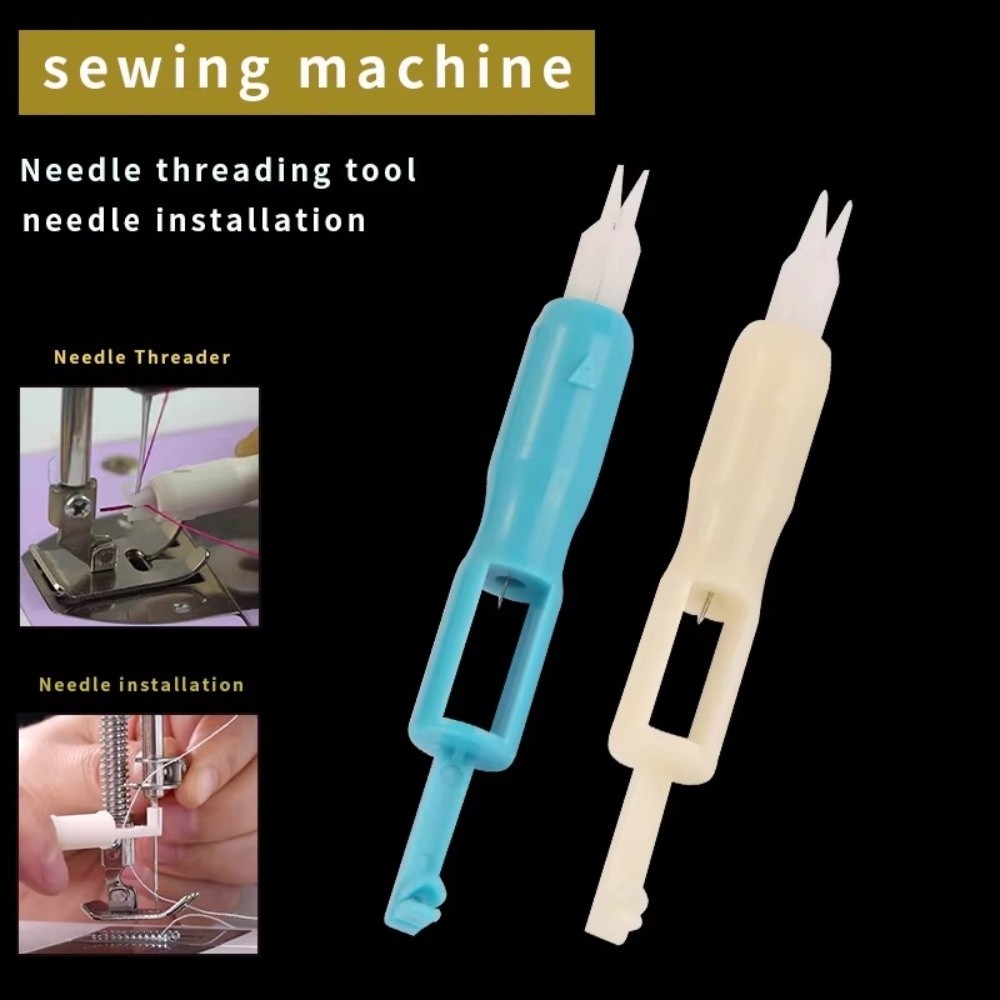 Embroidery Cross Stitch Patterns - 1/2Pcs Needlework Automatic Needle Threader Plastic
