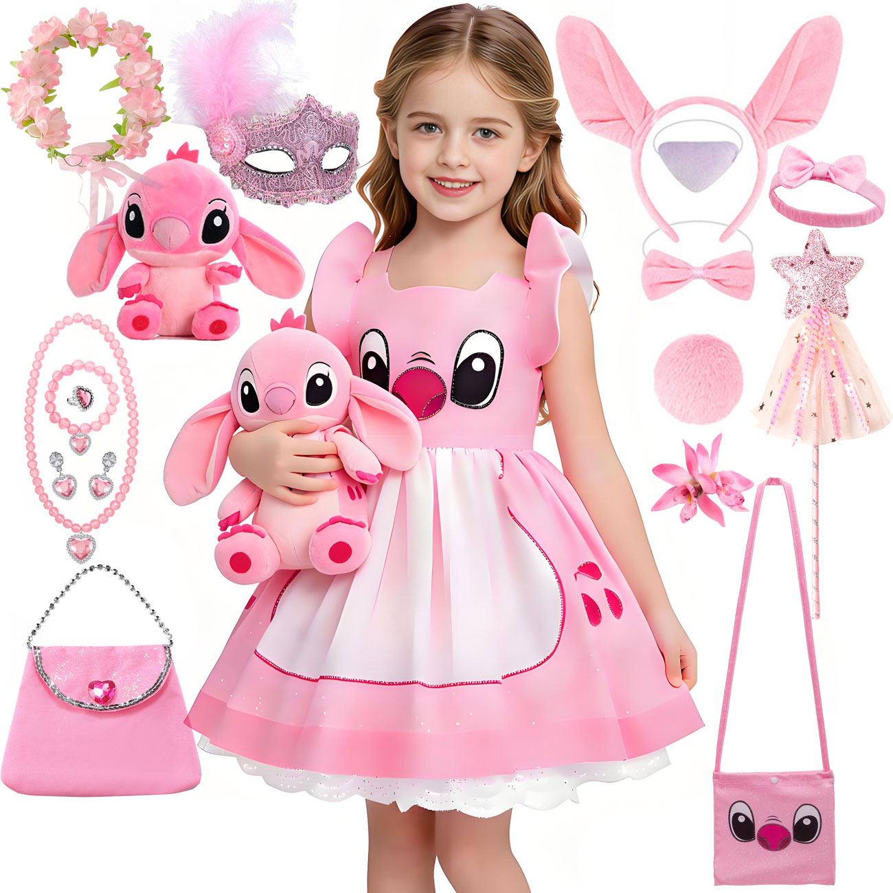 Embroidery Online - Disney Lilo & Stitch Pink Princess