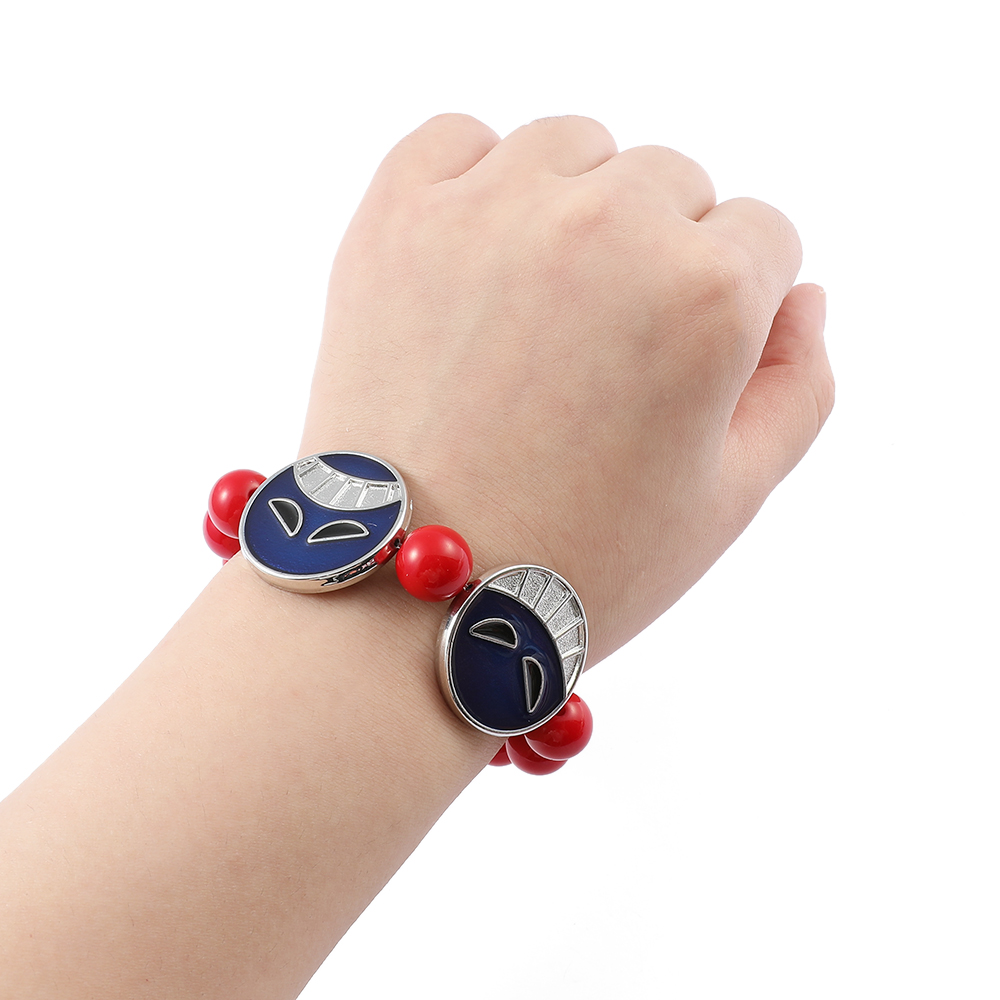 Anime Red Beads Face Bracelet  - đánh giá và giá Embroidery Illustration