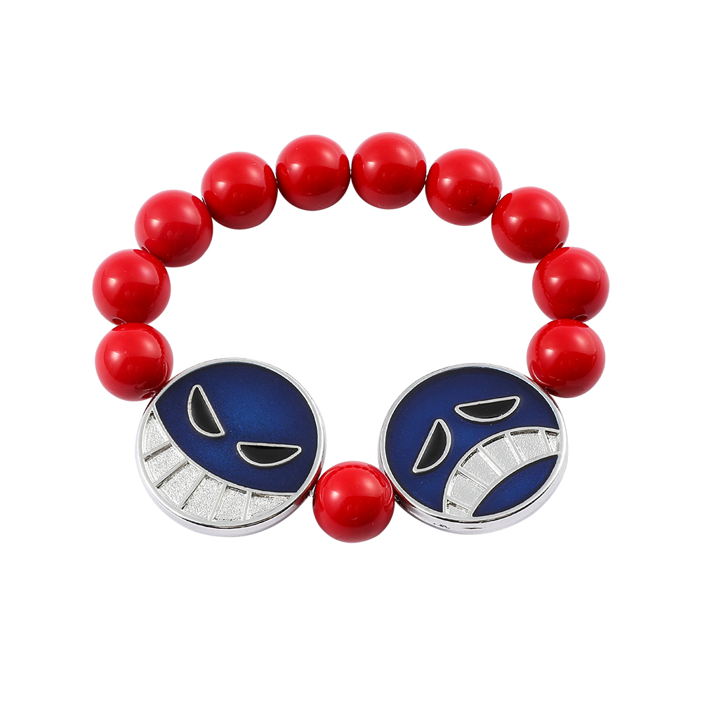 Anime Red Beads Face Bracelet  - đánh giá và giá Embroidery Illustration