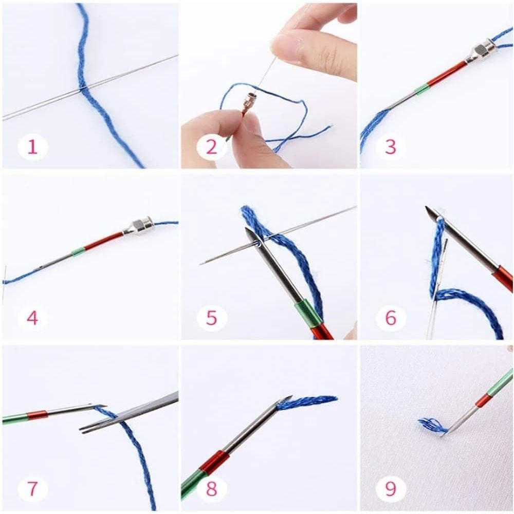 1set Punch Needle Tool Kit Emb - đánh giá và giá Punch Needle Handle