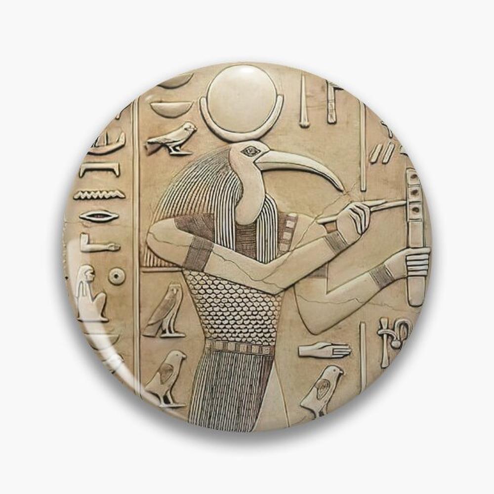 Ancient Egyptian God Thoth Pin - đánh giá và giá Embroidery Icon