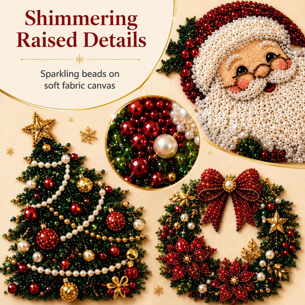 Christmas Santa Claus Pearl Ar - đánh giá và giá Embroidery Beads