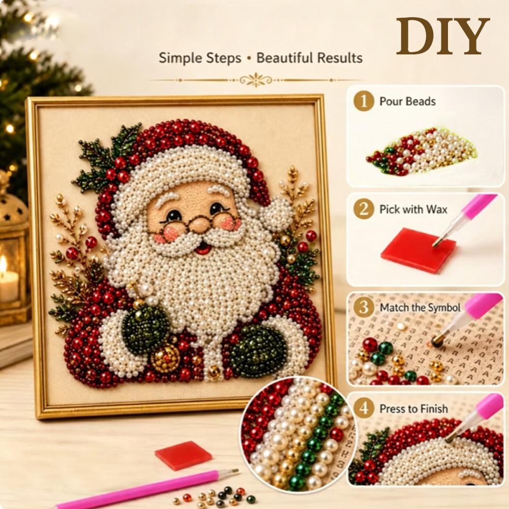 Christmas Santa Claus Pearl Ar - đánh giá và giá Embroidery Beads