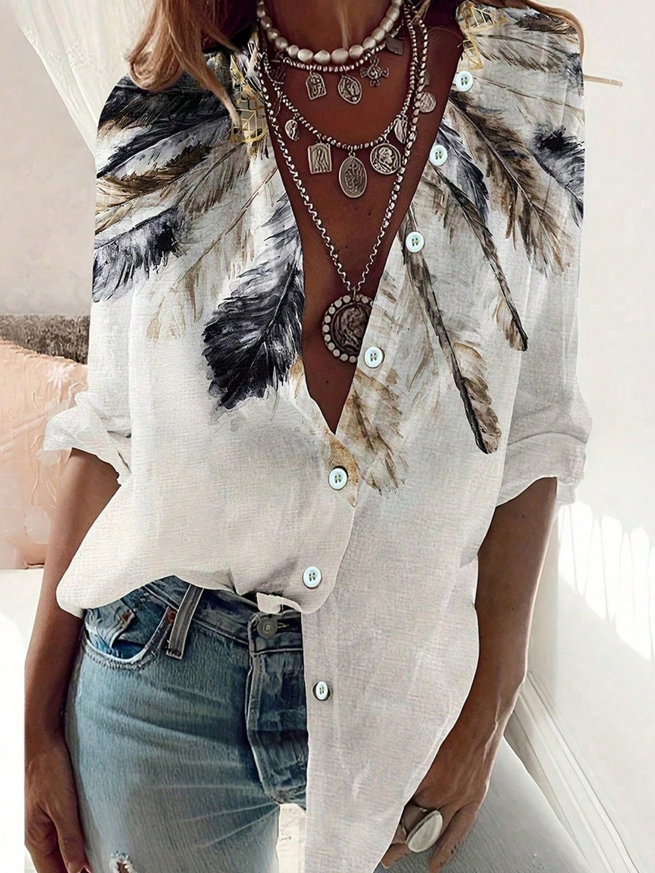 Women's Western ethnic print f - đánh giá và giá Embroidery Online