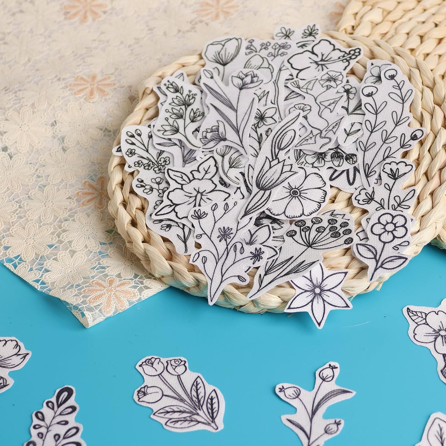 50Pcs Water Soluble Embroidery - đánh giá và giá Embroidery Quilting