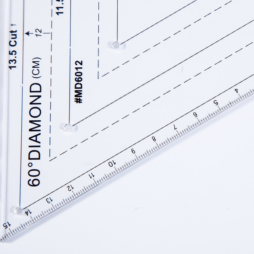 Acrylic Quilting Ruler 60 Degr - đánh giá và giá Embroidery Quilting