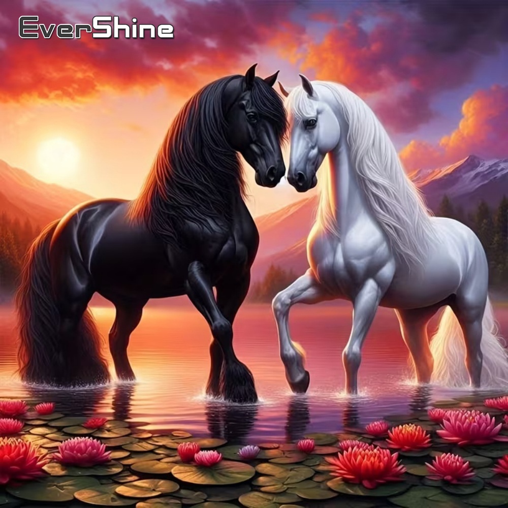 Evershine Animal Diamond Mosai - đánh giá và giá Embroidery Cross Stitch Patterns
