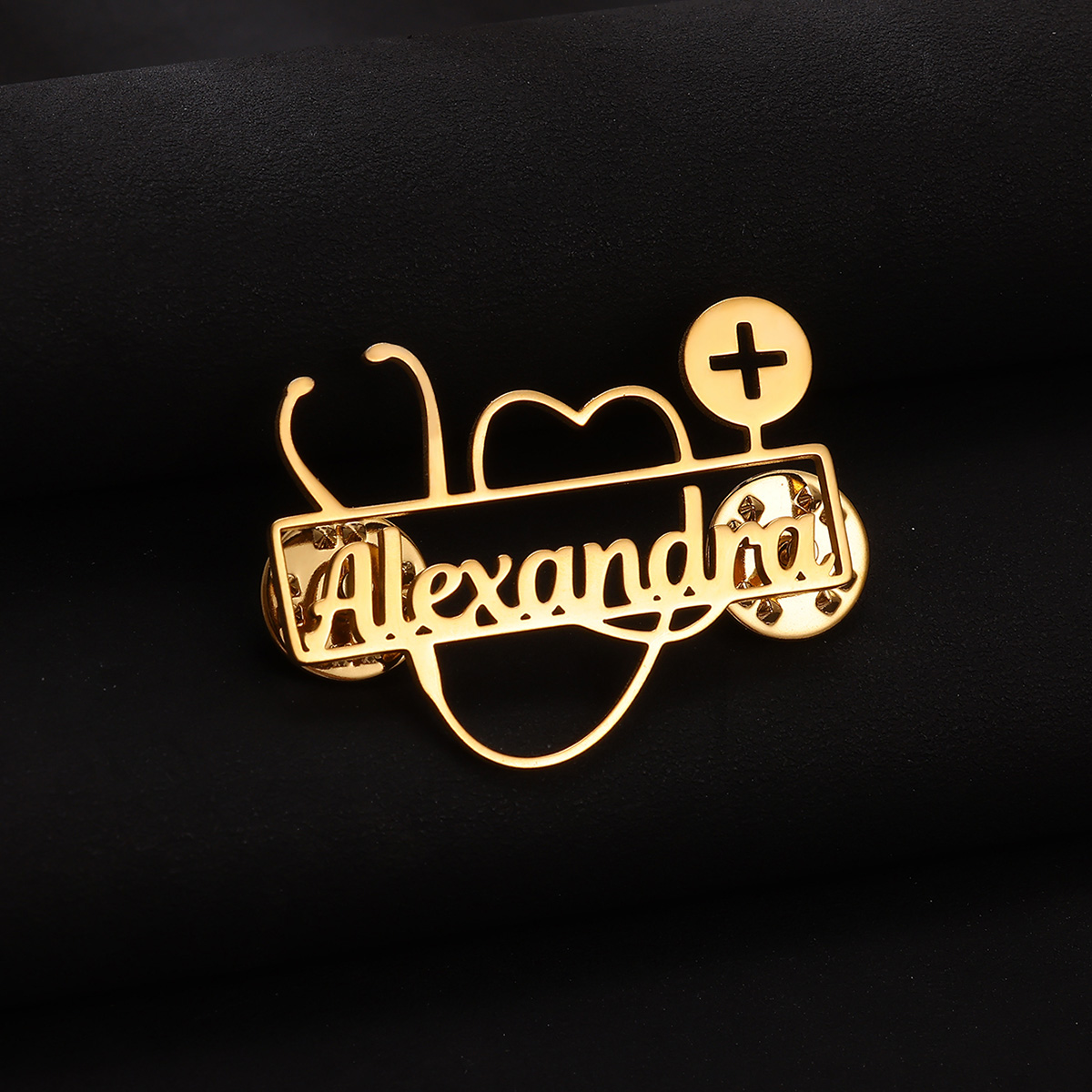 Custom Stethoscope Brooch Pers - đánh giá và giá Embroidery Icon