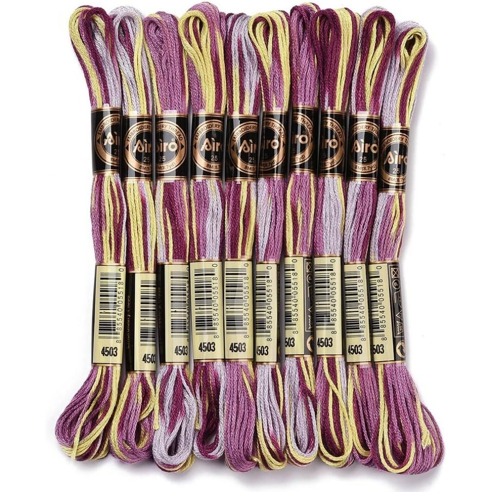 6 Strands Purple Variegated Em - đánh giá và giá Embroidery Threads