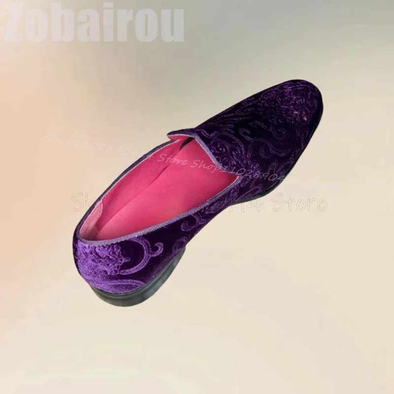 Purple Embroidery Design Suede - đánh giá và giá Embroidery On Leather