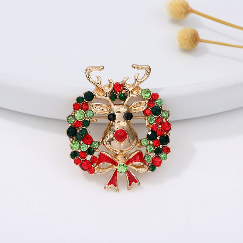 Christmas series jewelry brooc - đánh giá và giá Embroidery Quilting