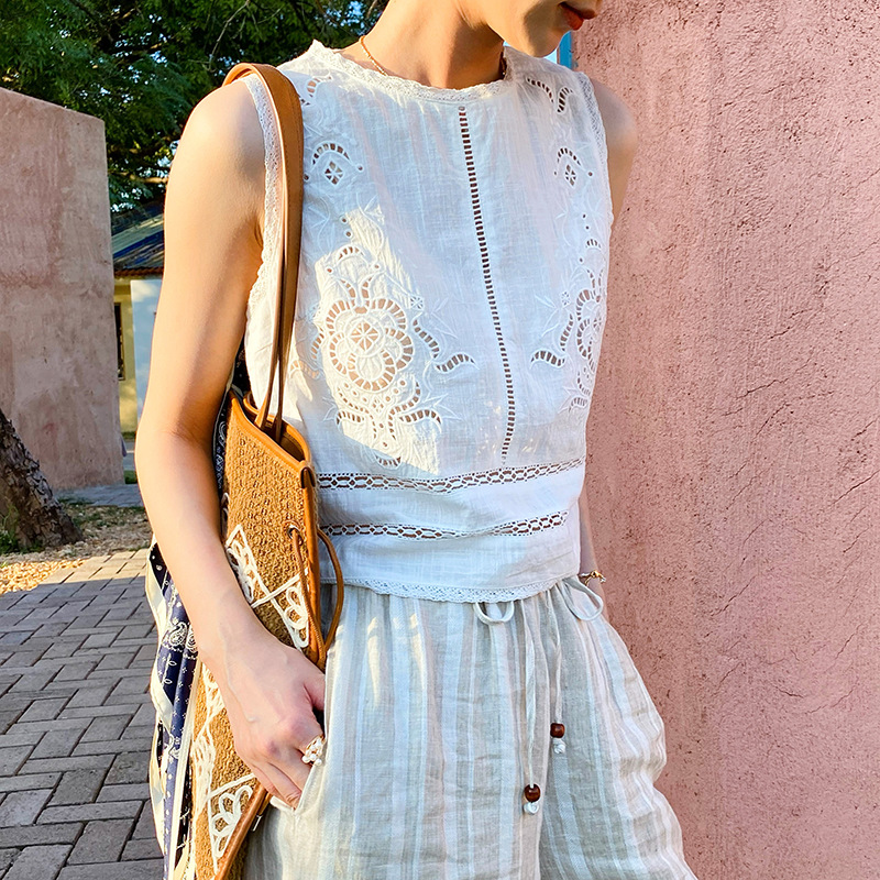 French Designer Boho White Cot - đánh giá và giá Embroidery Uniform