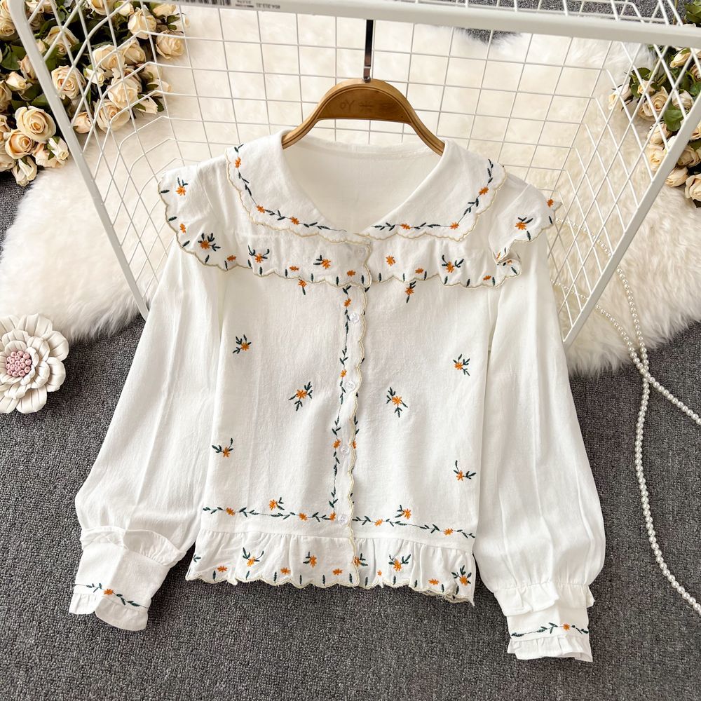 Lovely Shirts Women New Spring - đánh giá và giá Embroidery Design Love