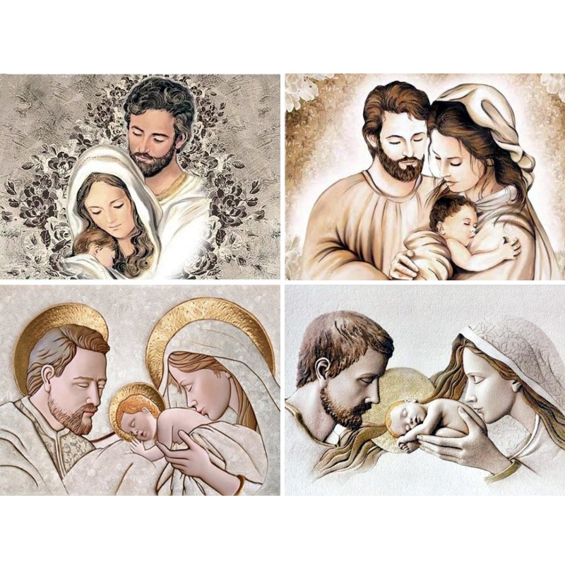 Holy Family Icon Diamond Paint - đánh giá và giá Embroidery Icon
