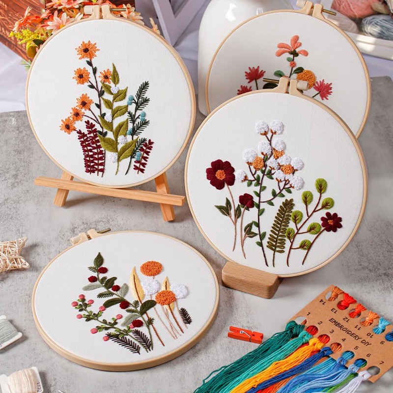 3D Floral Plant Pattern, Embro - đánh giá và giá Embroidery Lovers