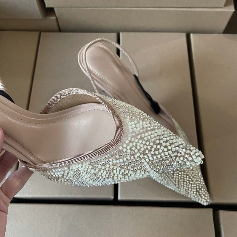Autumn Luxury Women Dress Pump - đánh giá và giá Embroidery Beads