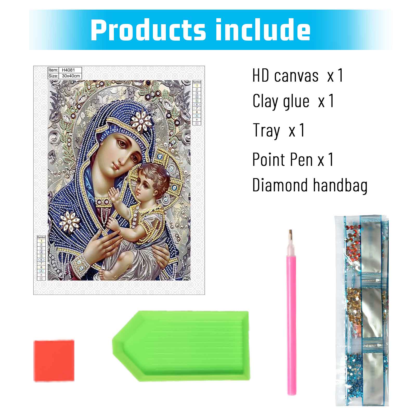 Special Shape Diamond Art Pain - đánh giá và giá Embroidery Icon