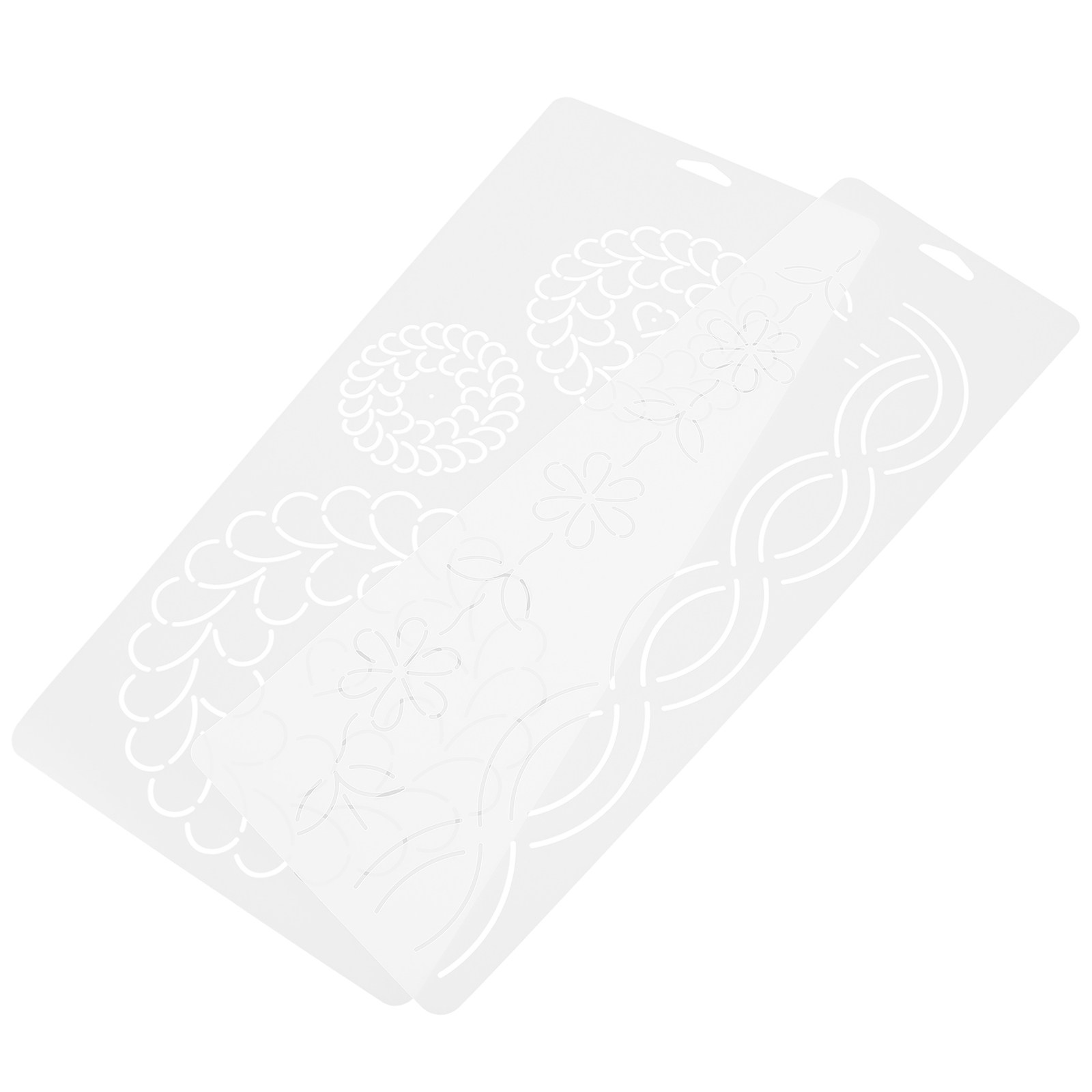 2Pcs Quilting Templates Set Tr - đánh giá và giá Embroidery Quilting