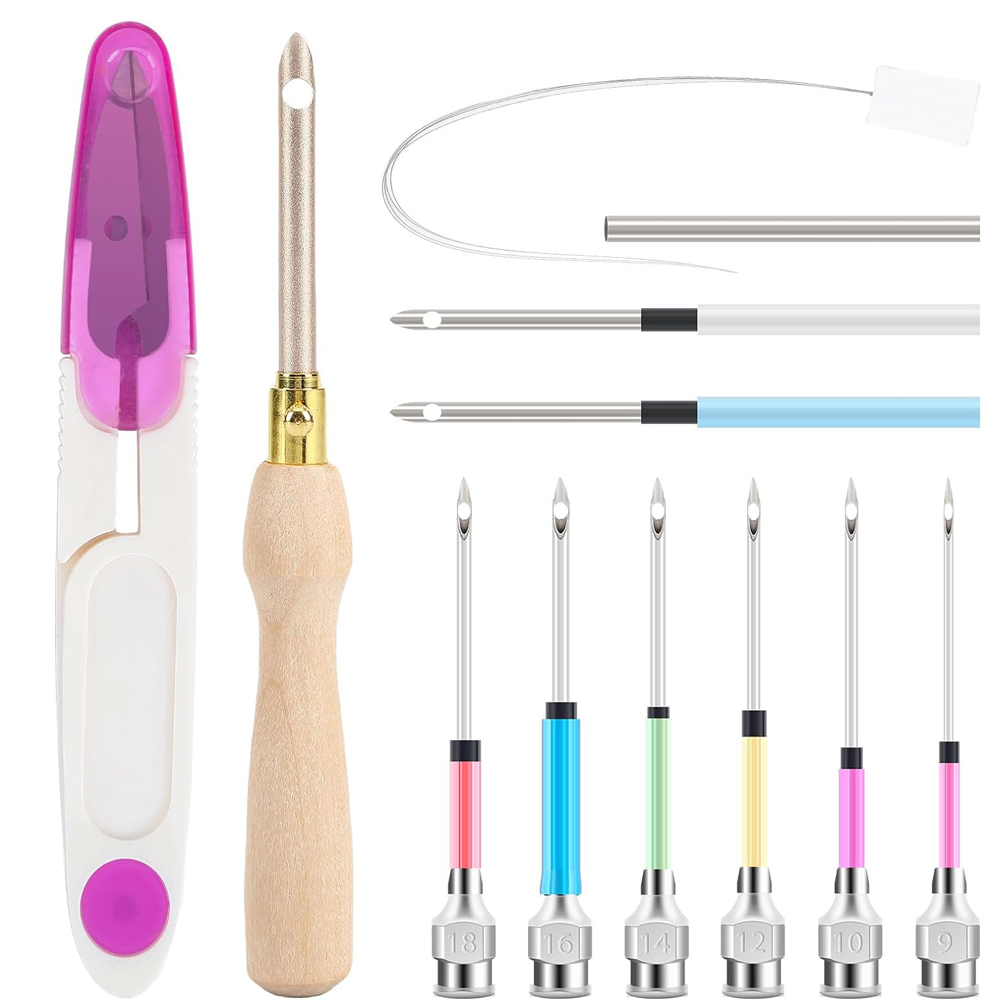 13Pcs Punch Needle Kit Adjusta - đánh giá và giá Punch Needle Handle