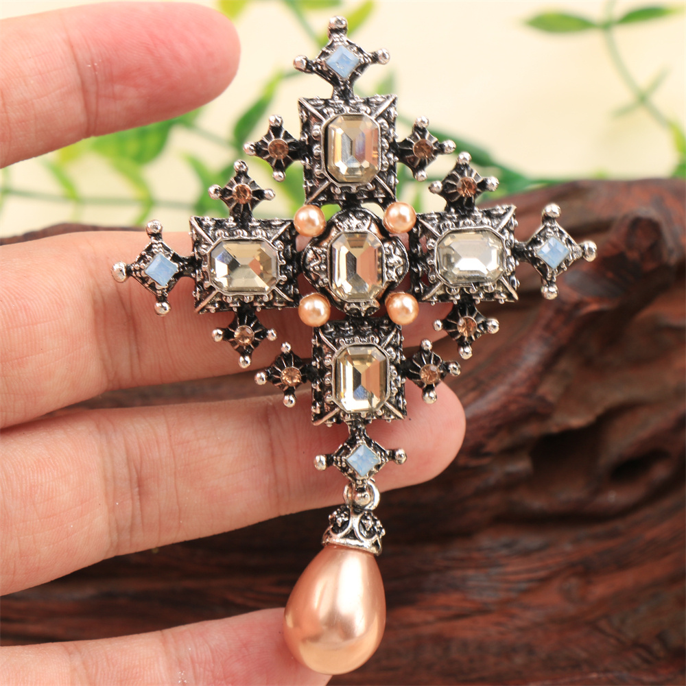 Baroque Luxury Beautiful Cross - đánh giá và giá Embroidery Icon