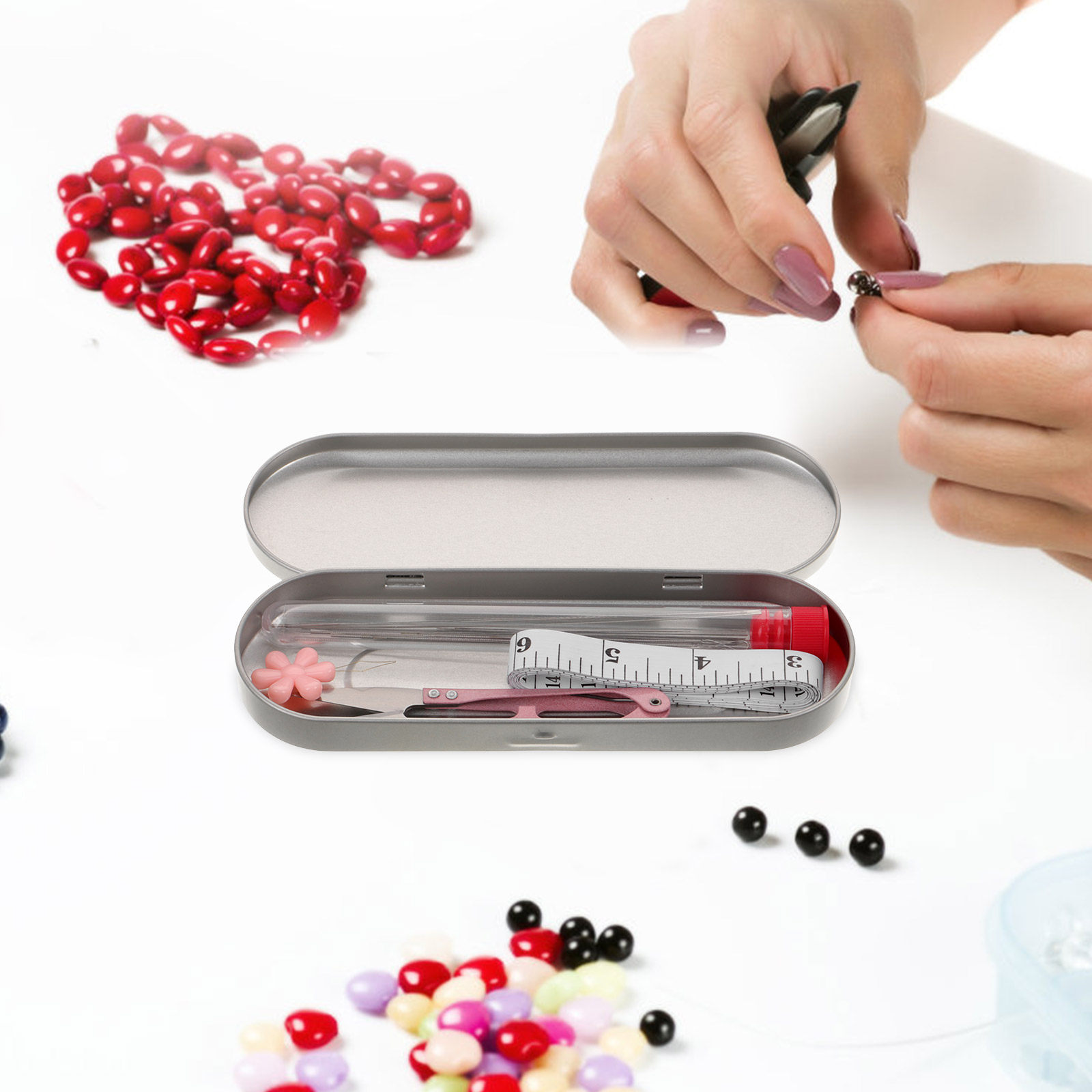 1Set Beading Needle Threader K - đánh giá và giá Embroidery Beads