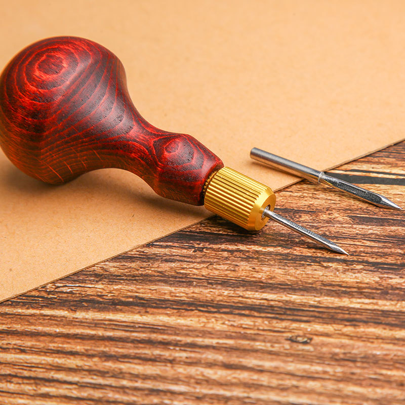 1Set DIY Leather Punch Awl Woo - đánh giá và giá Punch Needle Handle