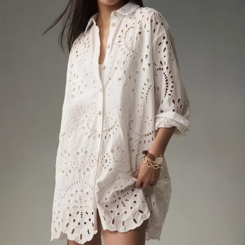 Women Solid Eyelet Embroidery  - đánh giá và giá Embroidery Eyelet