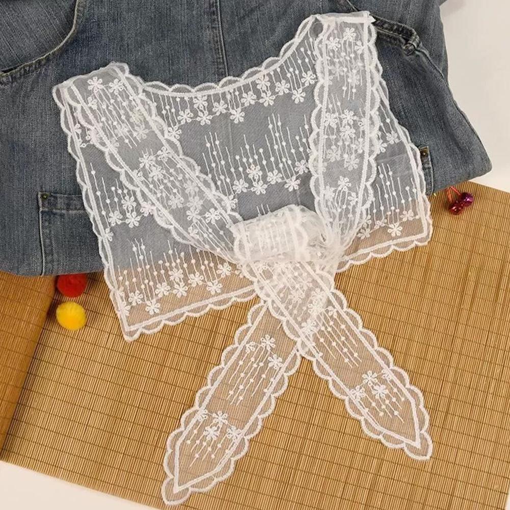 French Lace Shawl Scarf for Wo - đánh giá và giá Embroidery Uniform
