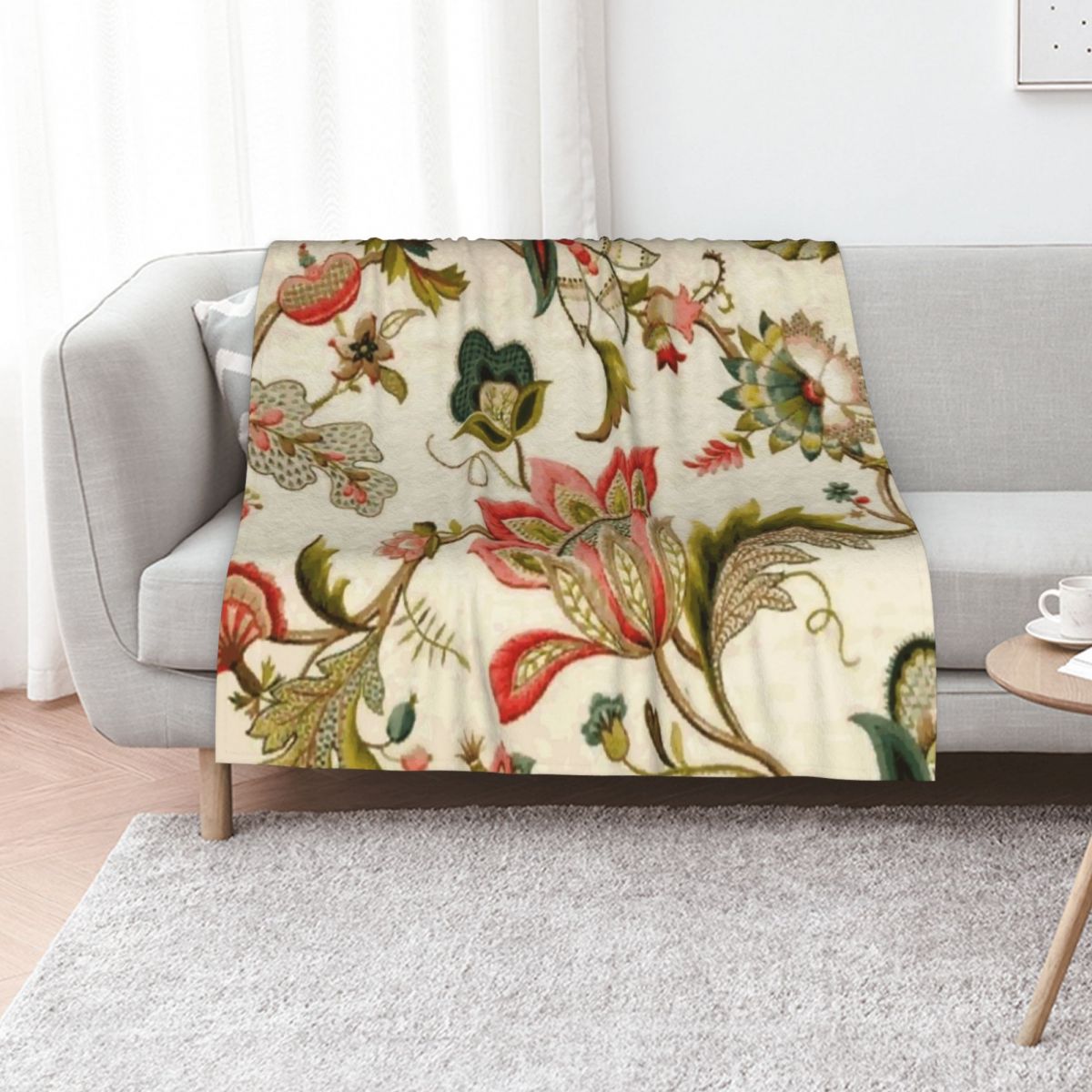 Jacobean Floral Crewel Embroid - đánh giá và giá Embroidery Vector