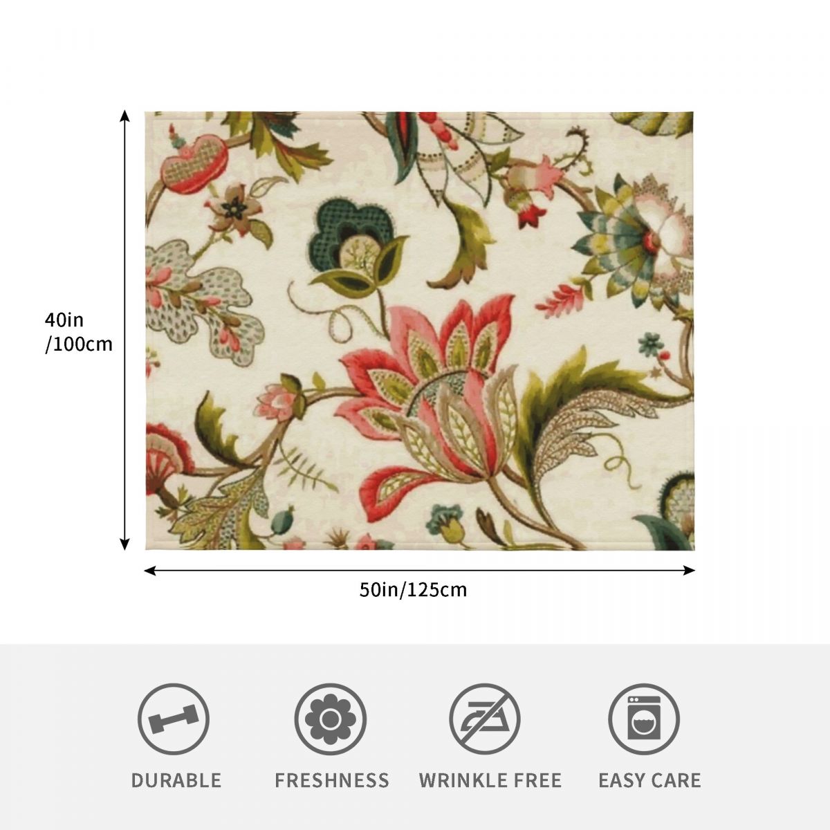 Jacobean Floral Crewel Embroid - đánh giá và giá Embroidery Vector