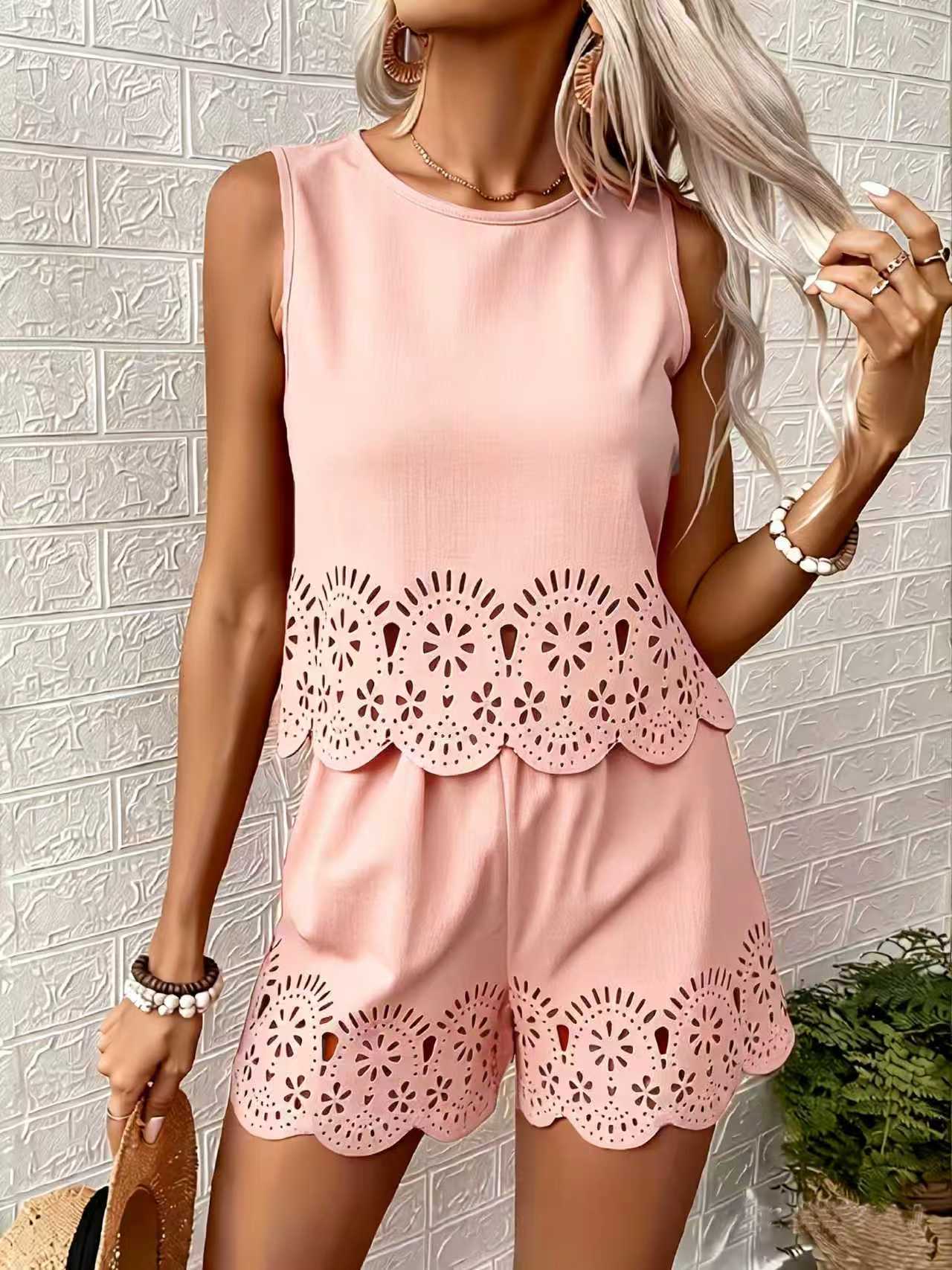 Elegant Casual Shorts Suit Spr - đánh giá và giá Embroidery Uniform