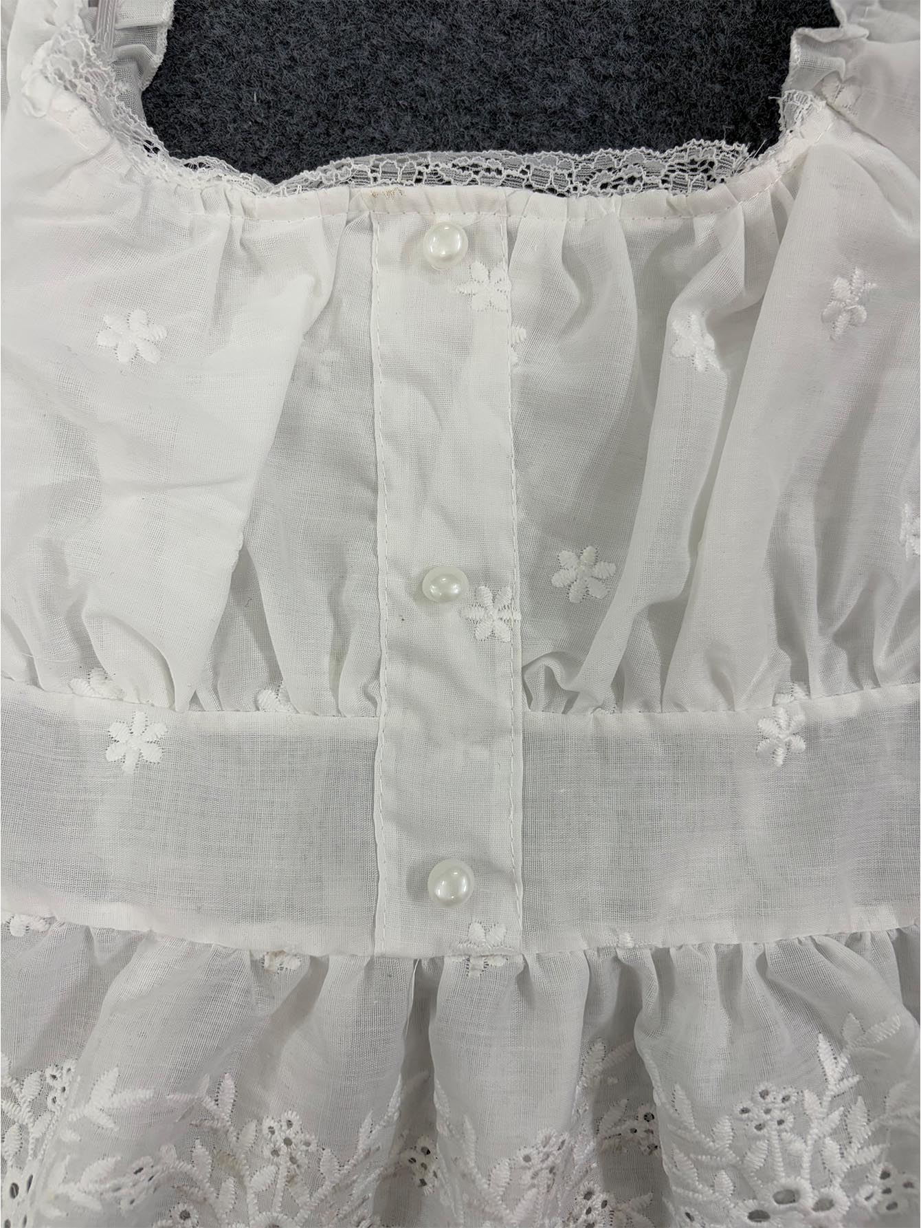 White Floral Eyelet Embroidery - đánh giá và giá Embroidery Eyelet