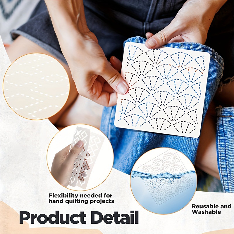 30Pcs Embroidery Templates DIY - đánh giá và giá Embroidery Quilting