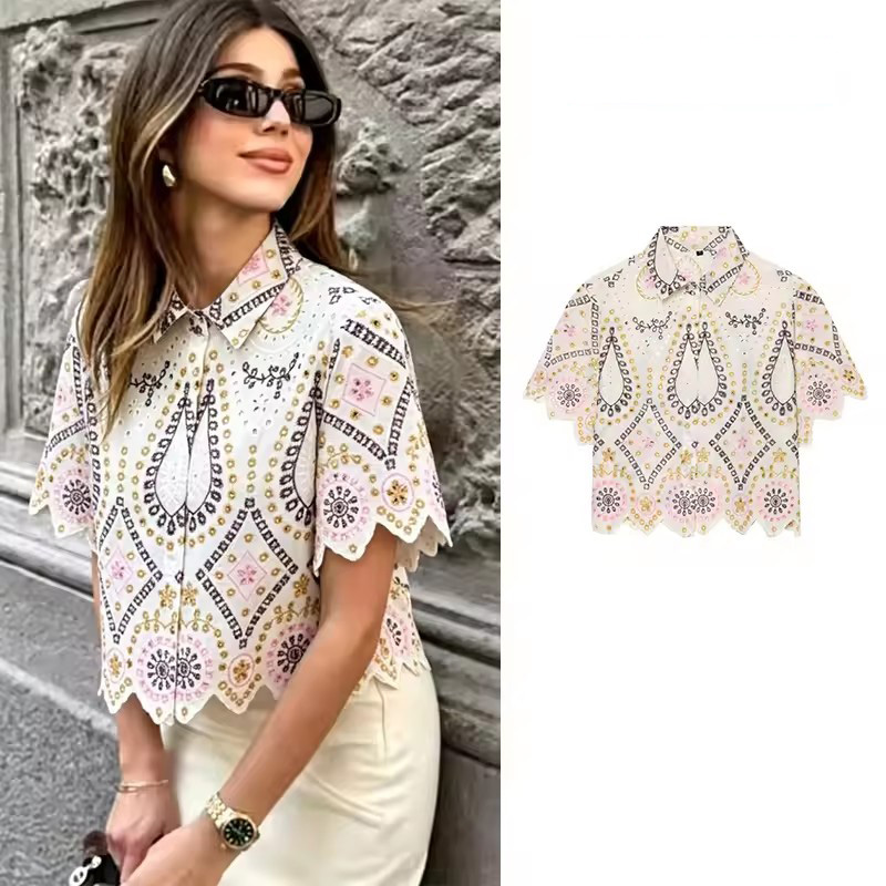 PRINTKAOIR Women's Fashion Hol - đánh giá và giá Embroidery Eyelet