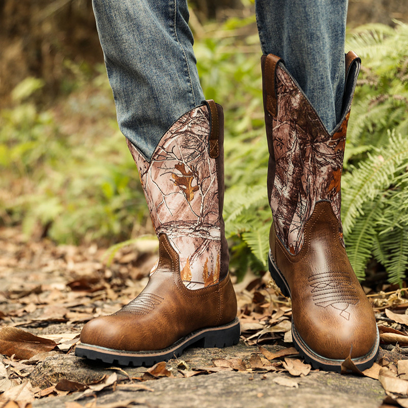 Men's Boots Classic Handmade E - đánh giá và giá Embroidery On Leather