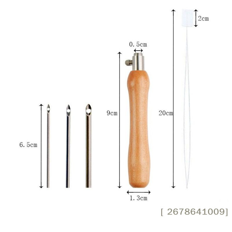 ⚑5Pcs Punch Needle Set 2.5mm/3 - đánh giá và giá Punch Needle Handle