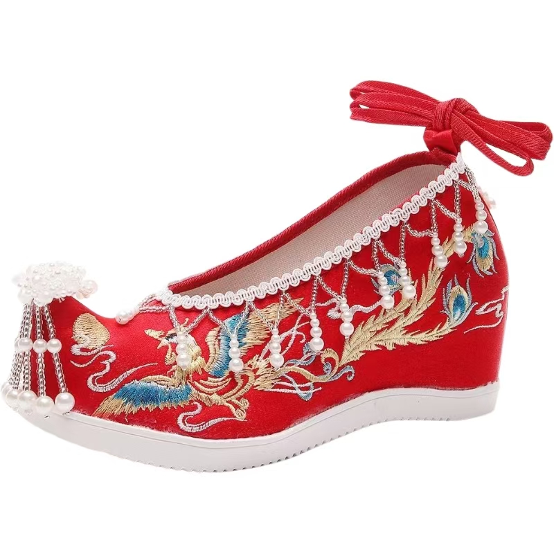 Women New Red Embroidered Wedd - đánh giá và giá Embroidery Beads
