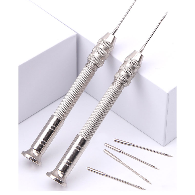 Leather Sewing Awl Set Replace - đánh giá và giá Punch Needle Handle