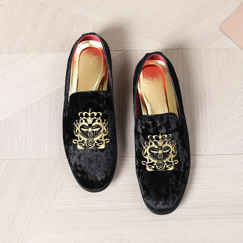 Spring New Men Leather Casual  - đánh giá và giá Embroidery On Leather