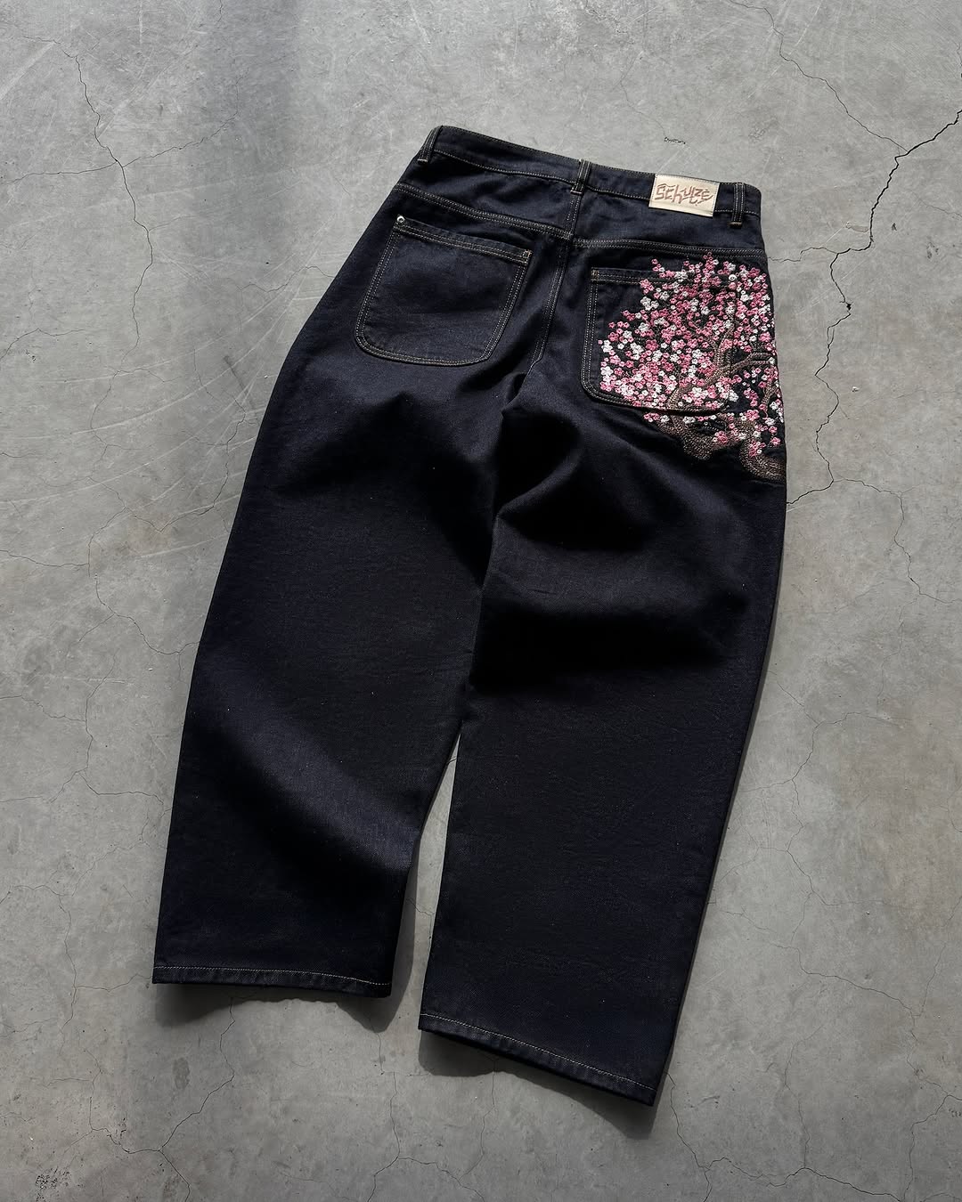 Mens Jeans Sakura Embroidery S - đánh giá và giá Embroidery Jeans Sakura