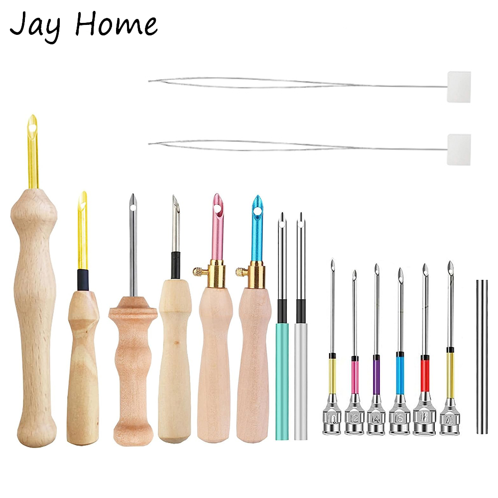 Punch Needle Kit Wooden Embroi - đánh giá và giá Punch Needle Handle