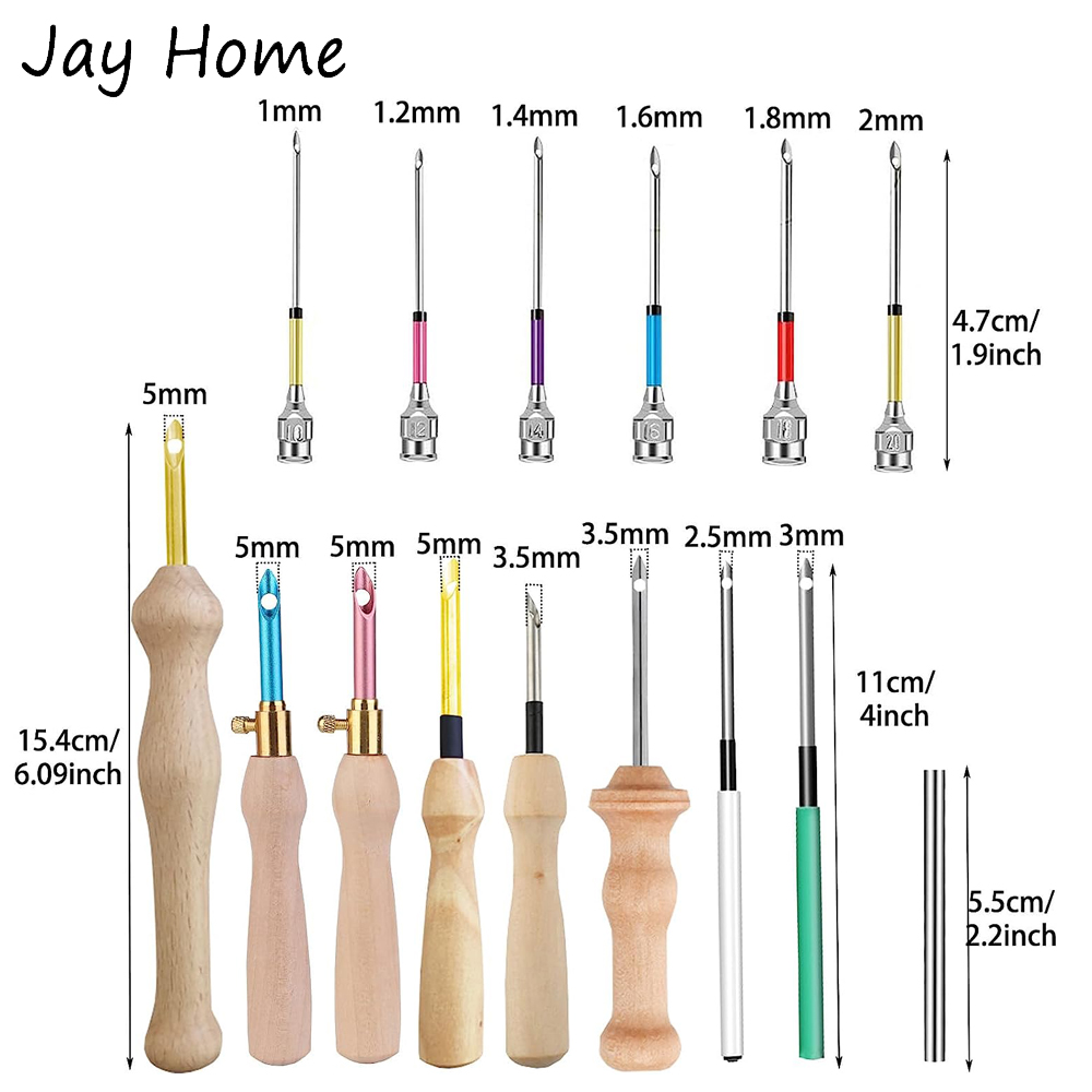 Punch Needle Kit Wooden Embroi - đánh giá và giá Punch Needle Handle