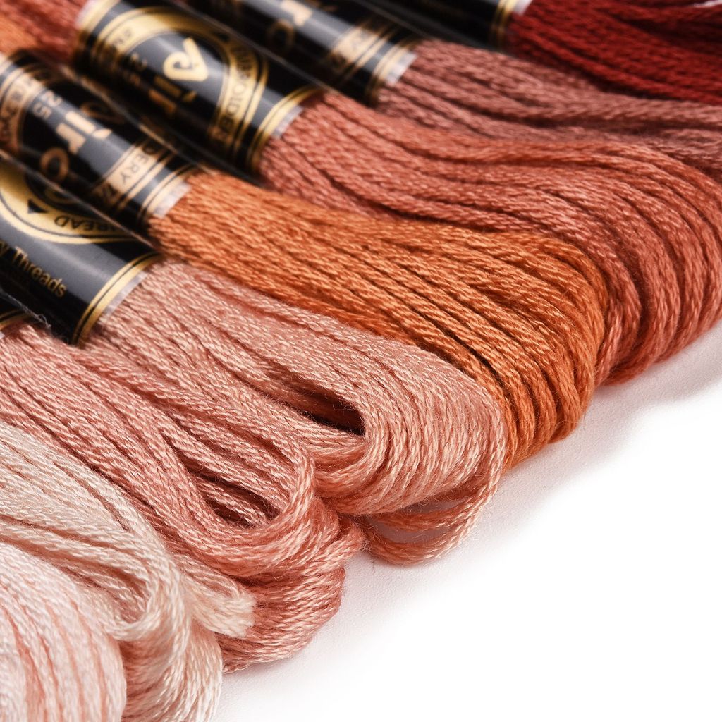 1Set 8 Skeins 0.5mm 6-Ply Poly - đánh giá và giá Embroidery Threads