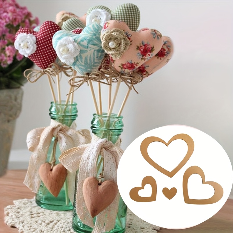 4Pcs Acrylic Nested Heart Quil - đánh giá và giá Embroidery Quilting